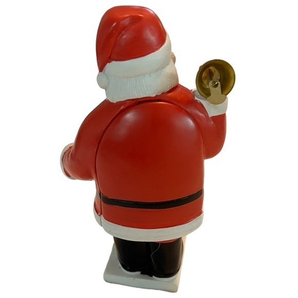 Kikkerland Solar‎ Ringing Bell Santa Figurine - Picture 2 of 4